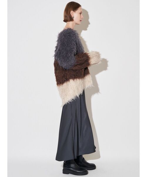 ELENDEEK(エレンディーク)の「バイアスナロースカート(スカート・レディース・アイボリー/チャコールグレー・02/01)」の12枚目の写真