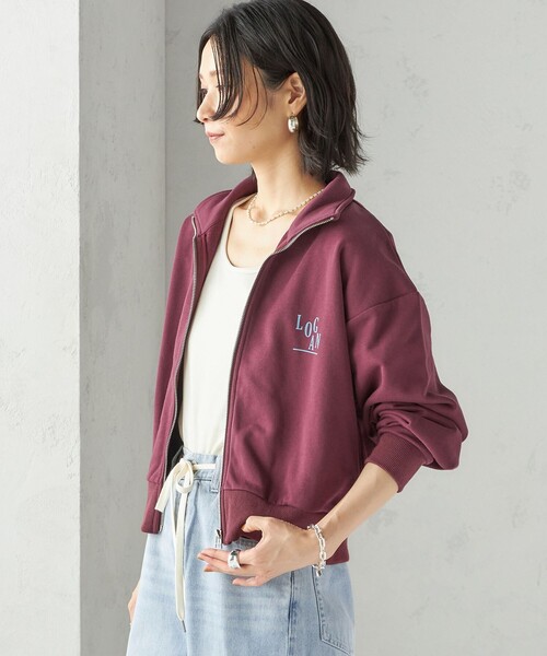 シップス（SHIPS）/【SHIPS別注】LOGAN KNITTING MILLS:プリント ジップ プルオーバー セール】【SHIPS別注】LOGAN KNITTING MILLS:プリント ジップ プル