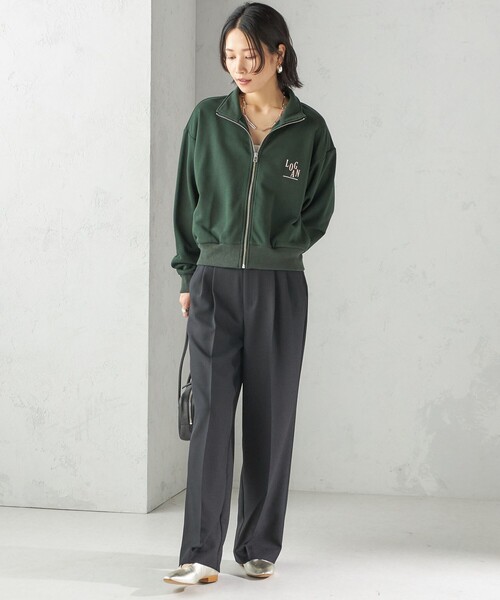 セール】【SHIPS別注】LOGAN KNITTING MILLS:プリント ジップ プル