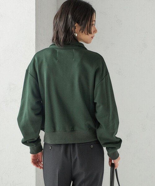 LOGAN knitting mills(ローガンニッティングミルズ)の「【SHIPS別注】LOGAN KNITTING MILLS:プリント ジップ プルオーバー(パーカー・レディース・ライトグレー/ボルドー/ダークグリーン・ONE SIZE)」の8枚目の写真