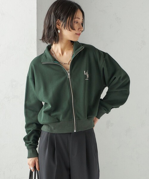 SHIPS別注】LOGAN KNITTING MILLS:プリント ジップ プルオーバー