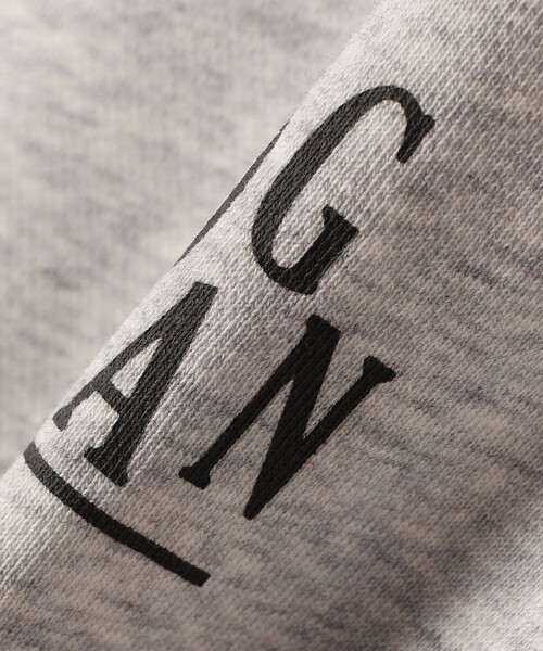 LOGAN knitting mills(ローガンニッティングミルズ)の「【SHIPS別注】LOGAN KNITTING MILLS:プリント ジップ プルオーバー(パーカー・レディース・ライトグレー/ボルドー/ダークグリーン・ONE SIZE)」の17枚目の写真