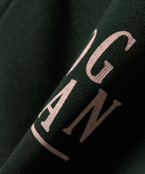 LOGAN knitting mills(ローガンニッティングミルズ)の「【SHIPS別注】LOGAN KNITTING MILLS:プリント ジップ プルオーバー(パーカー・レディース・ライトグレー/ボルドー/ダークグリーン・ONE SIZE)」の21枚目の写真