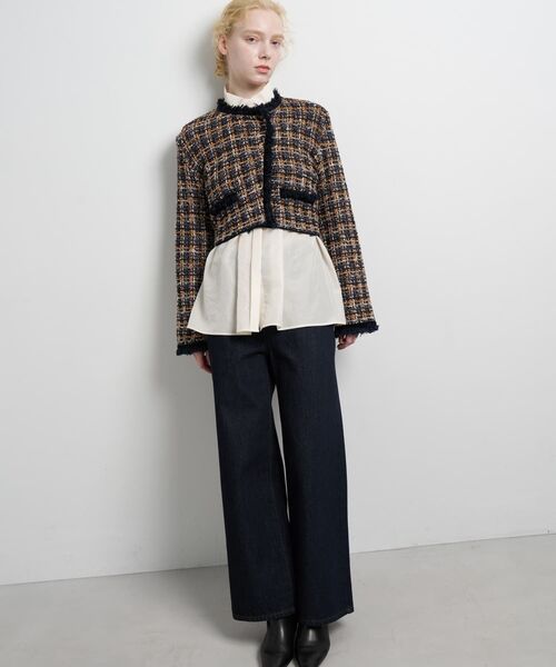 セール】ニットツイードジャケット（ニット/セーター）｜LANVIN en