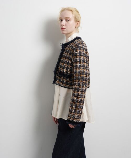 セール】ニットツイードジャケット（ニット/セーター）｜LANVIN en