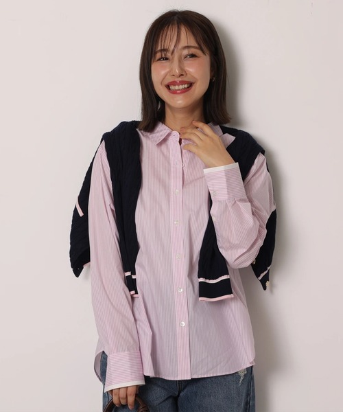 Apuweiser-riche(アプワイザーリッシェ)の「エンブレム刺繍シャツブラウス(シャツ/ブラウス・レディース・ピンク・2/1)」の4枚目の写真