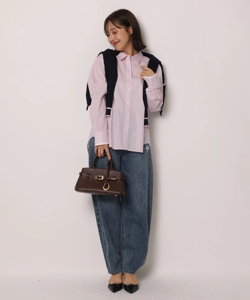 Apuweiser-riche(アプワイザーリッシェ)の「エンブレム刺繍シャツブラウス(シャツ/ブラウス・レディース・ピンク・2/1)」の6枚目の写真