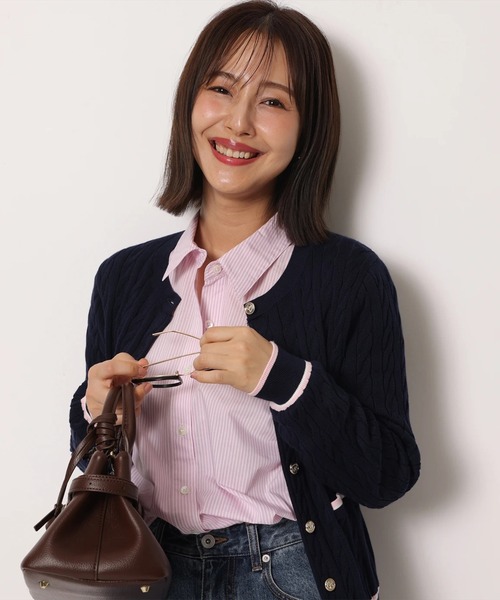 Apuweiser-riche(アプワイザーリッシェ)の「エンブレム刺繍シャツブラウス(シャツ/ブラウス・レディース・ピンク・2/1)」の12枚目の写真