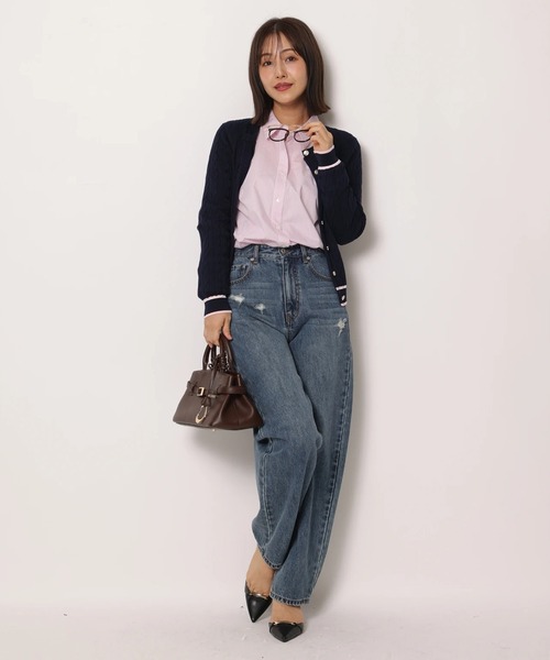 Apuweiser-riche(アプワイザーリッシェ)の「エンブレム刺繍シャツブラウス(シャツ/ブラウス・レディース・ピンク・2/1)」の14枚目の写真