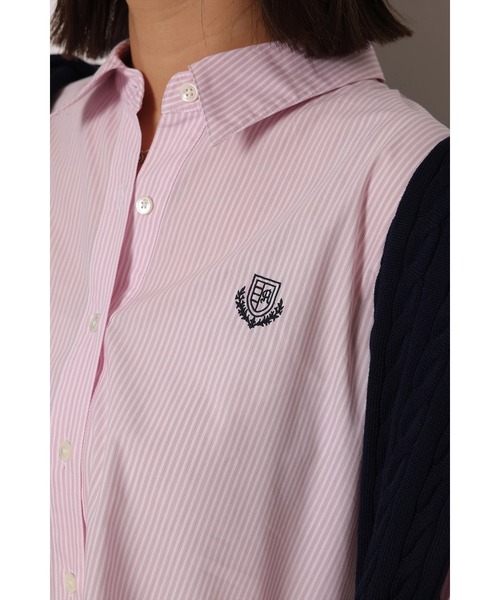 Apuweiser-riche(アプワイザーリッシェ)の「エンブレム刺繍シャツブラウス(シャツ/ブラウス・レディース・ピンク・2/1)」の15枚目の写真