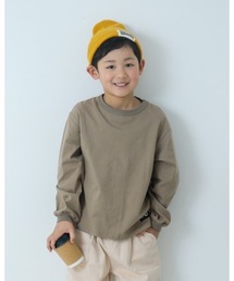 ZERO standerd（ゼロスタンダード）の「zero standard/ゼロスタンダード ベーシック　ロングTシャツ（Tシャツ/カットソー）」