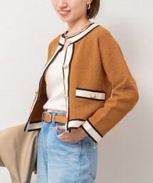 NOLLEY’S | 配色ニットジャケット(カーディガン/ボレロ)