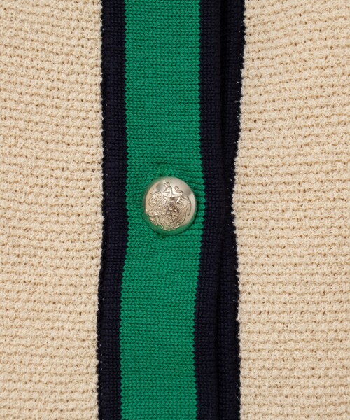 NOLLEY’S（ノーリーズ）の「配色ニットジャケット（カーディガン/ボレロ・レディース・ブラック/アイボリー/キャメル・38）」の20枚目の写真