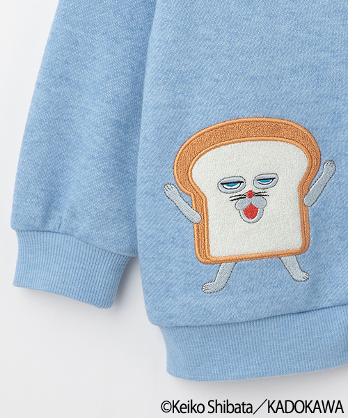 petit main(プティマイン)の「【パンどろぼう】カットカーディガン(カーディガン/ボレロ・キッズ・ホワイト系その他/サックスブルー・90cm/80cm/100cm/110cm/120cm/130cm)」の14枚目の写真