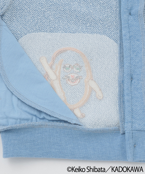 petit main(プティマイン)の「【パンどろぼう】カットカーディガン(カーディガン/ボレロ・キッズ・ホワイト系その他/サックスブルー・90cm/80cm/100cm/110cm/120cm/130cm)」の18枚目の写真