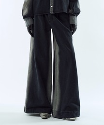 seyto(セイト)のGradation wide straight denim pants / グラデーションワイドストレートデニムパンツ(デニムパンツ)