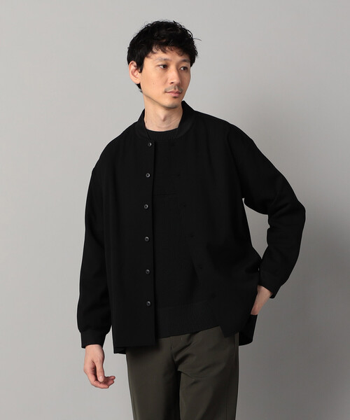 β MEN(ベータメン)の「ストレッチツイルシャツ ブルゾン(ブルゾン・メンズ・ネイビー/ブラック・M/L)」の2枚目の写真