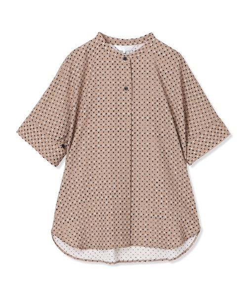 A/C DESIGN BY ALPHA CUBIC（エーシーデザインバイアルファキュービック）の「アルコラージュプリントブラウス（シャツ/ブラウス・レディース・ベージュ/ブラック・9号/11号/13号/15号/17号）」の21枚目の写真