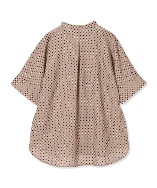 A/C DESIGN BY ALPHA CUBIC（エーシーデザインバイアルファキュービック）の「アルコラージュプリントブラウス（シャツ/ブラウス・レディース・ベージュ/ブラック・9号/11号/13号/15号/17号）」の22枚目の写真