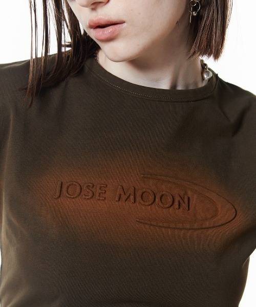 JOSE MOON(ジョゼムーン)の「WASHED MINI T SHIRT/ウォッシュミニティシャツ(Tシャツ/カットソー・レディース・ホワイト/グレー/カーキ・FREE)」の12枚目の写真