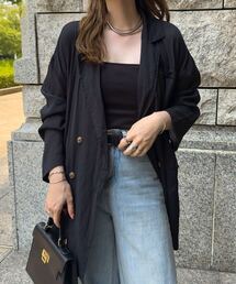 KOBE LETTUCE | シアーロングジャケット(テーラードジャケット)