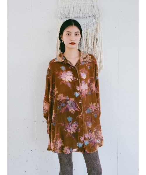 Velvet Over Shirt/ベルベットオーバーシャツ（シャツ/ブラウス