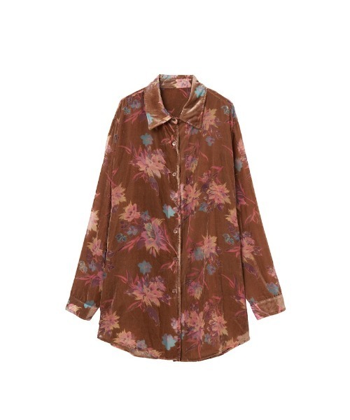 Velvet Over Shirt/ベルベットオーバーシャツ（シャツ/ブラウス