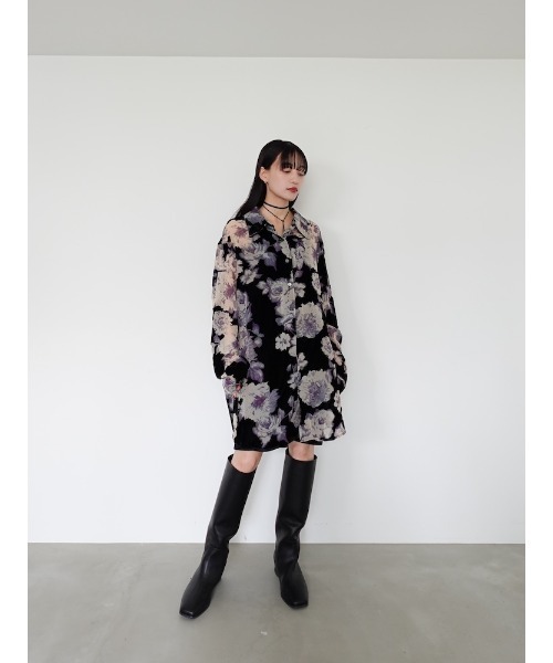Velvet Over Shirt/ベルベットオーバーシャツ（シャツ/ブラウス