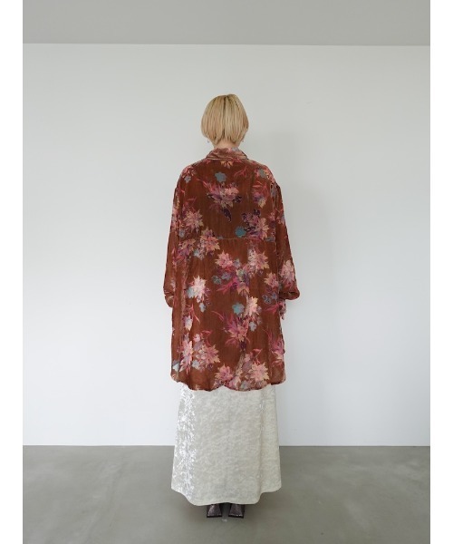 sahara(サハラ)の「Velvet Over Shirt/ベルベットオーバーシャツ(シャツ/ブラウス・レディース・グリーン/ピンク/ベージュ/ブラック・FREE)」の20枚目の写真