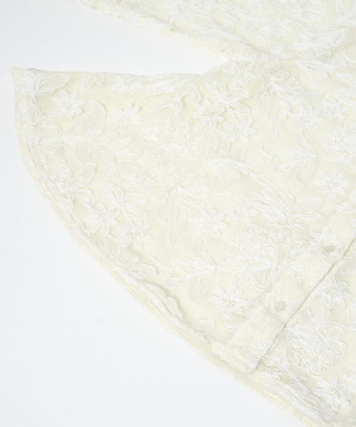 flower（フラワー）の「ボタニカルフレアトップ（シャツ/ブラウス・レディース・ベビーピンク/アイボリー・FREE）」の22枚目の写真