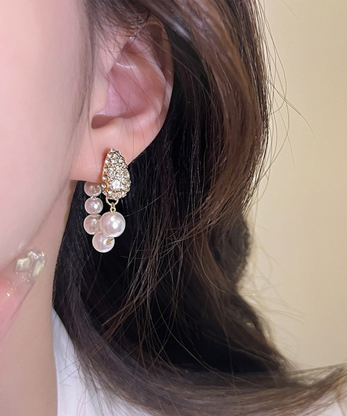 Lace Ladies(レースレディース)の「メタル パール コンビ モチーフ ピアス(ピアス(両耳用)・レディース・B/C/D/E/A・FREE)」の14枚目の写真