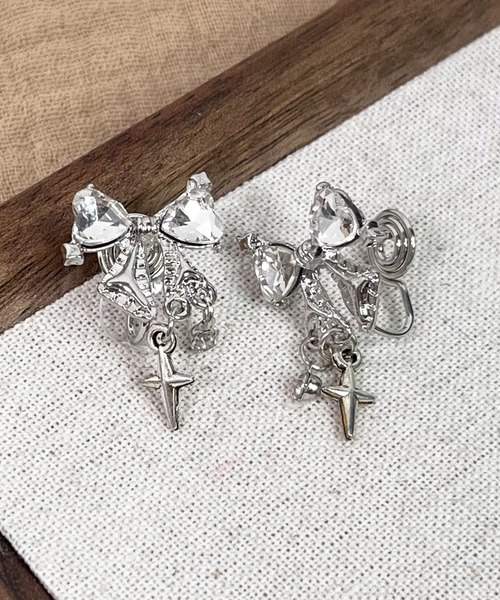 Lace Ladies(レースレディース)の「メタル パール コンビ モチーフ ピアス(ピアス(両耳用)・レディース・B/C/D/E/A・FREE)」の21枚目の写真