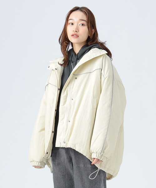 セール】配色 モンスター ショート コート（ブルゾン）｜BEAMS HEART