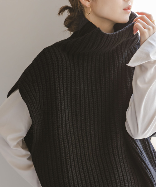 Noble（ノーブル）の「《追加》3G片畦ハイネックベスト（ベスト）」 - WEAR