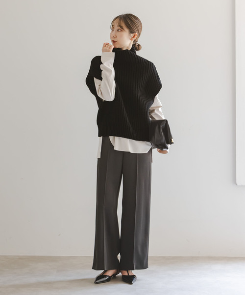 Noble（ノーブル）の「《追加》3G片畦ハイネックベスト（ベスト）」 - WEAR