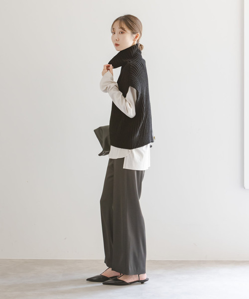 Noble（ノーブル）の「《追加》3G片畦ハイネックベスト（ベスト）」 - WEAR