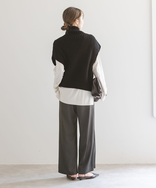 noble 3G片畦ハイネックベスト Noble（ノーブル）の「《追加》3G片畦ハイネックベスト（ベスト）」 - WEAR