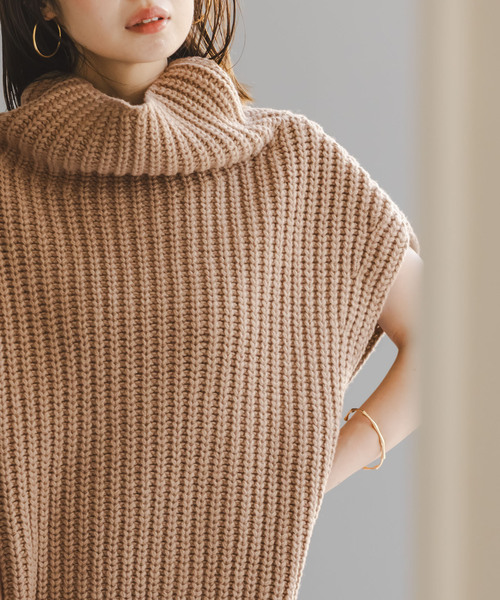 Noble（ノーブル）の「《追加》3G片畦ハイネックベスト（ベスト）」 - WEAR