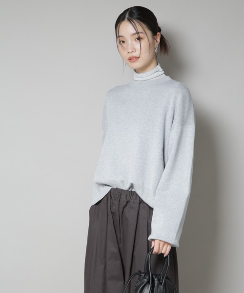 セール】毛玉抑制ニットプルオーバー(セットアップ可)（ニット