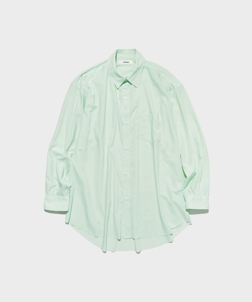 sulvam（サルバム）の「【sulvam / サルバム】別注 L/S DAD SHIRT（シャツ/ブラウス・メンズ・カーキ/ブラック/ホワイト/ミント/サックスブルー・S/L/M）」の5枚目の写真