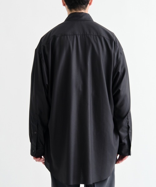 sulvam（サルバム）の「【sulvam / サルバム】別注 L/S DAD SHIRT（シャツ/ブラウス・メンズ・カーキ/ブラック/ホワイト/ミント/サックスブルー・S/L/M）」の20枚目の写真