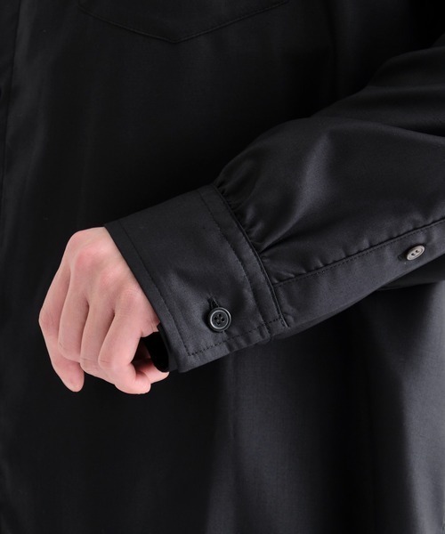 sulvam（サルバム）の「【sulvam / サルバム】別注 L/S DAD SHIRT（シャツ/ブラウス・メンズ・カーキ/ブラック/ホワイト/ミント/サックスブルー・S/L/M）」の6枚目の写真