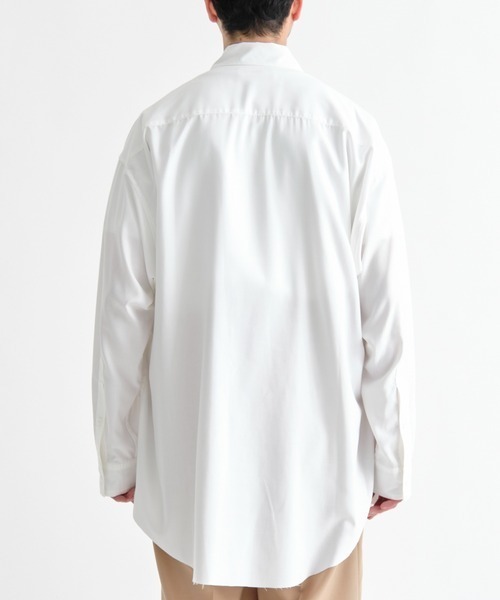 sulvam（サルバム）の「【sulvam / サルバム】別注 L/S DAD SHIRT（シャツ/ブラウス・メンズ・カーキ/ブラック/ホワイト/ミント/サックスブルー・S/L/M）」の11枚目の写真