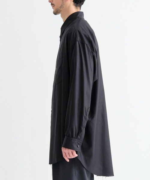sulvam（サルバム）の「【sulvam / サルバム】別注 L/S DAD SHIRT（シャツ/ブラウス・メンズ・カーキ/ブラック/ホワイト/ミント/サックスブルー・S/L/M）」の19枚目の写真
