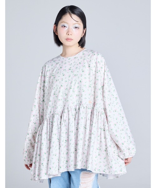 ARCHIVER(アーカイバ)の「【8】【it】【Little Sunny Bite】floral mini dress(Tシャツ/カットソー・レディース・ブラック/ピンク/ホワイト・MEDIUM/SMALL)」の2枚目の写真