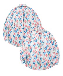 HOOK（フック）の「HOOK -original-　レトロ調総プリントポリシャツ（シャツ/ブラウス）」