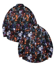 HOOK（フック）の「HOOK -original-　レトロ調総プリントポリシャツ（シャツ/ブラウス）」