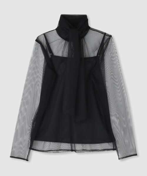 allureville（アルアバイル）の「チュールボウロングスリーブ プルオーバー（Tシャツ/カットソー・レディース・グレー系その他/アイボリー/ブラウン/ブラック・2）」の17枚目の写真