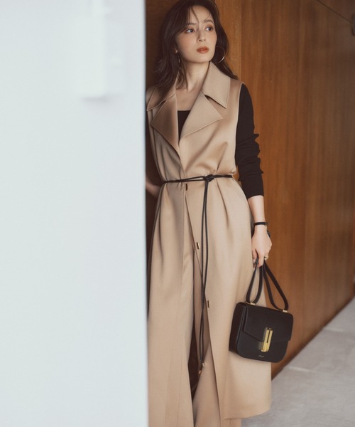 グロスウールロングジレ（その他アウター）｜anuans（アニュアンス）の