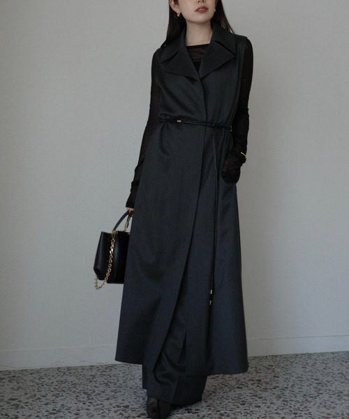 【完売/美品】anplegant アンプレガント ツイードジレ 黒 定価2.9万 61ny99BQUlL._AC_SY741_.jpg